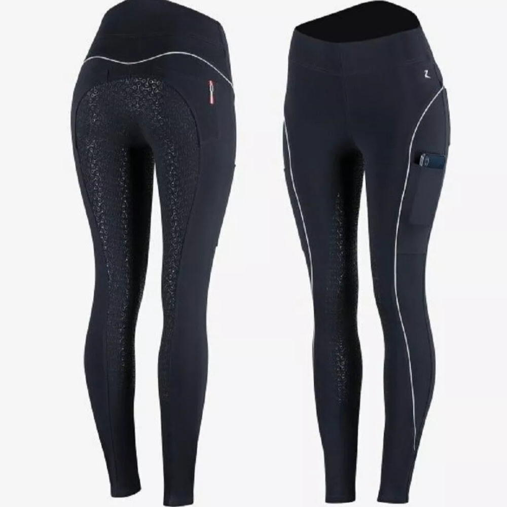 Women's Black Horze Riding Tights
